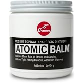 Cramer Atomic Balm, Medium Strength Warming Pain Reliever for Relieving Minor Pain From Strains &amp; Sprains, Relaxing Tight Muscles, &amp; Assisting in Warm-Up for Athletes, Relieve Joint &amp; Arthritis Pain
