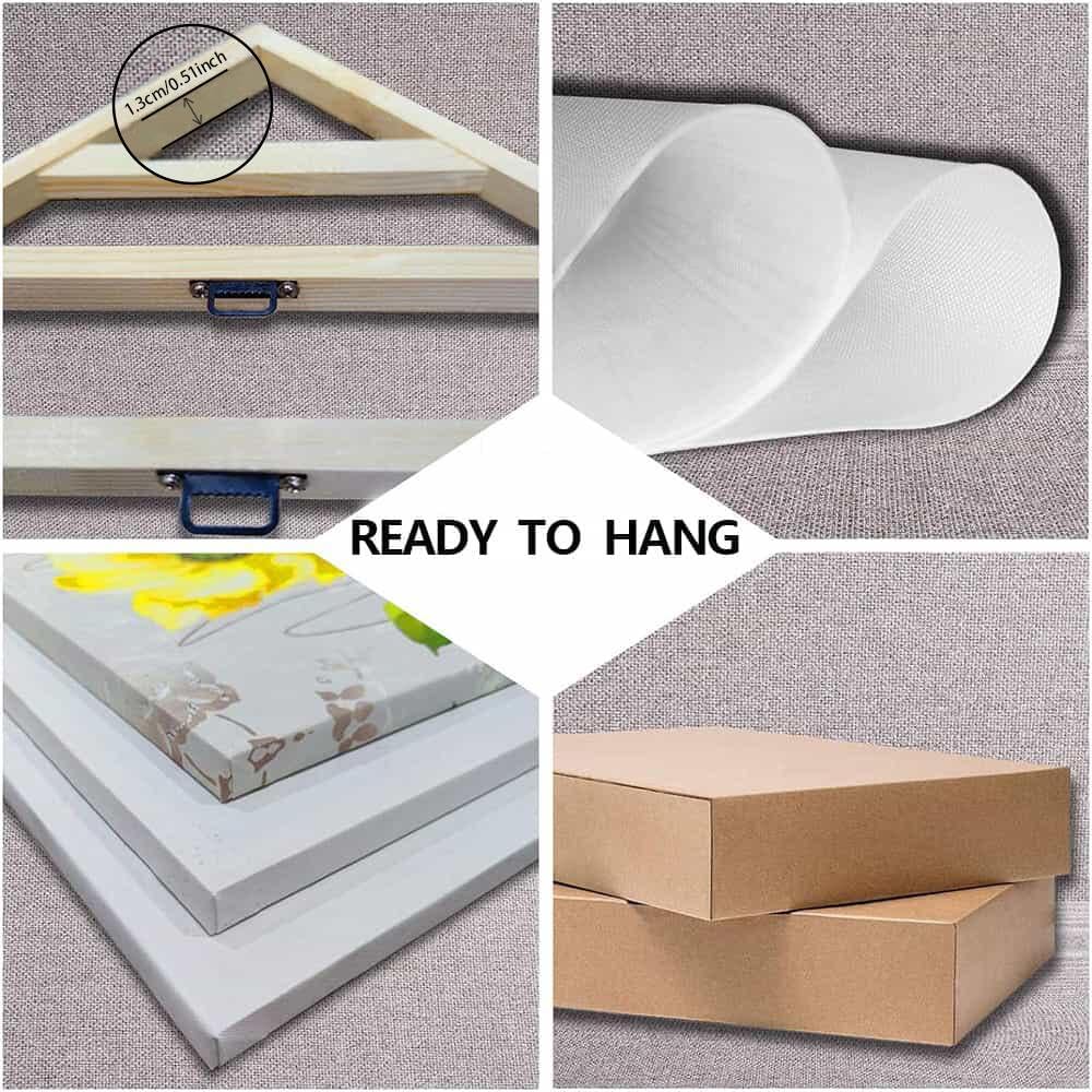 Personalized Framed Canvas Wall Art, Custom Your Photo on Canvas, Canvas Prints With Your Photo, Decor for Home Living room Bedroom Kitchen Framed Ready to Hang - 16L x 12W