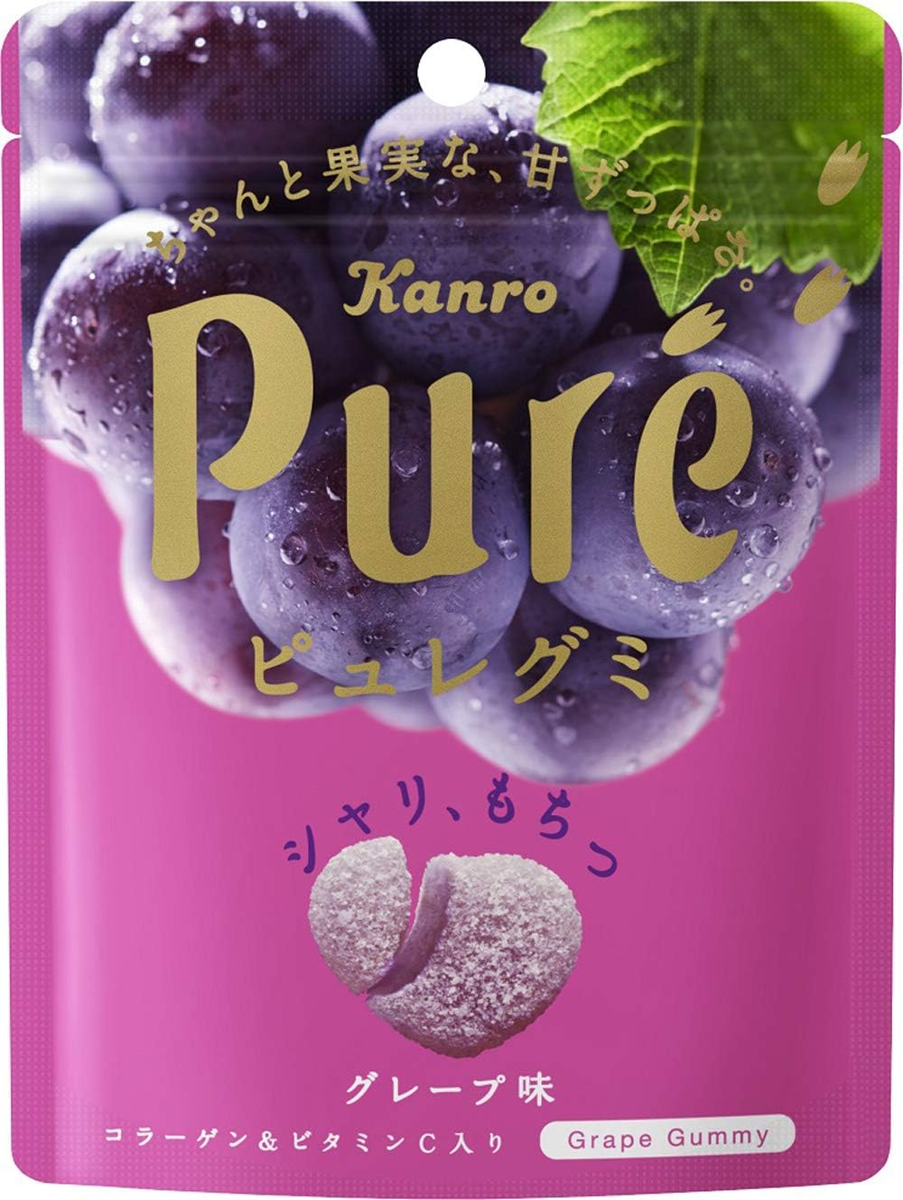 ついに再販開始 カンロ ピュレグミ グレープ 56g6袋