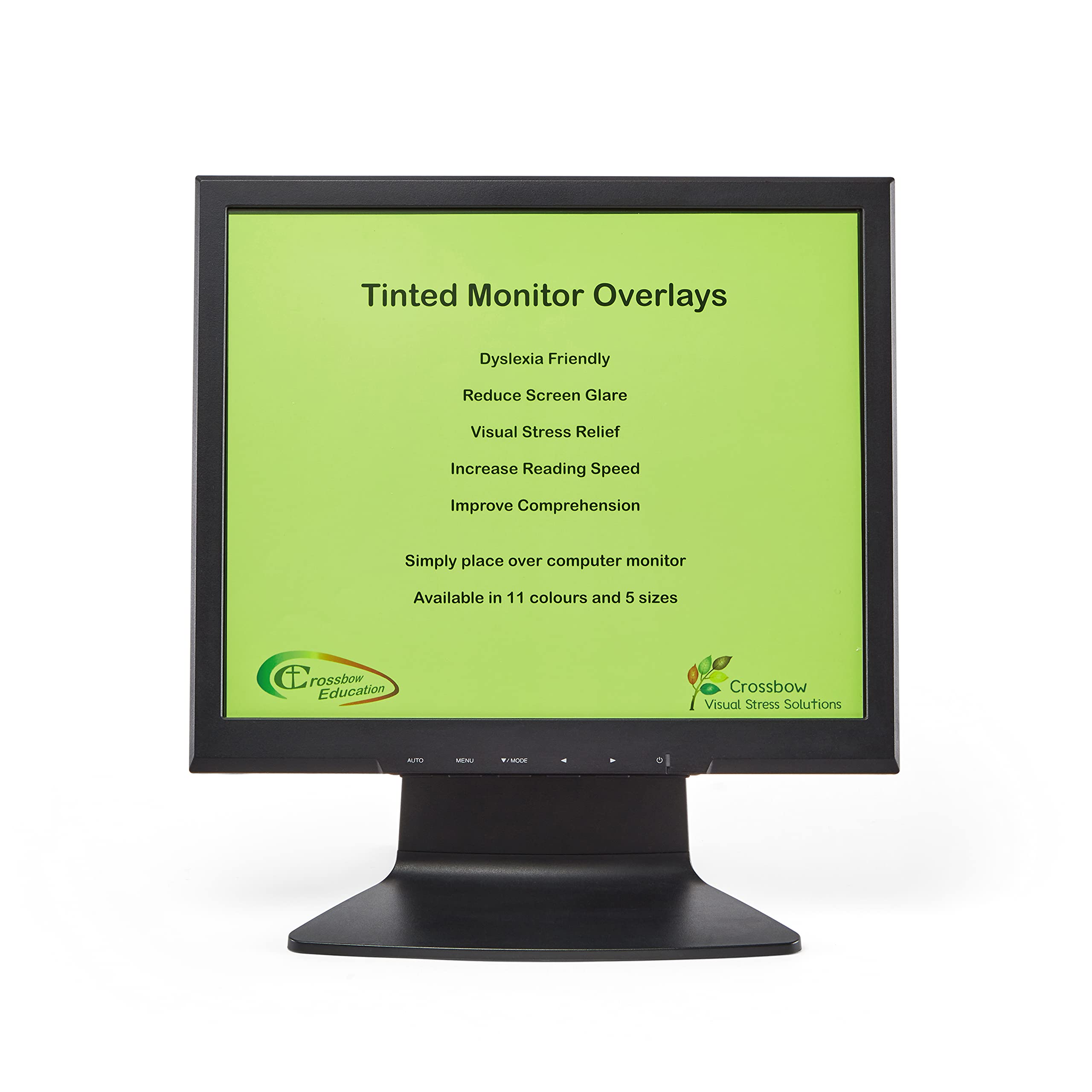 Crossbow Education: Monitor Overlay 19inch - Celery — image 1