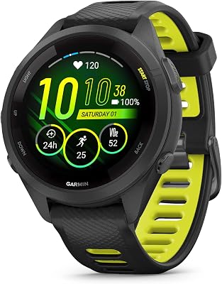 Forerunner 265S, 42mm. Smartwatch GPS per la Corsa, Black
