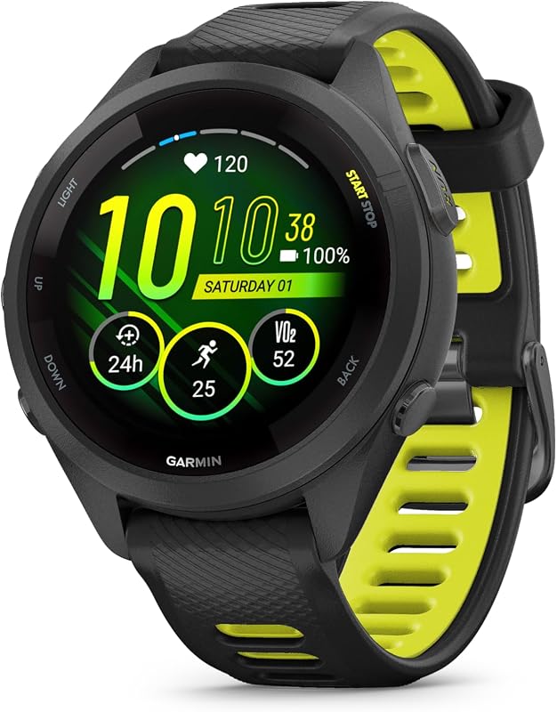 Forerunner 265S, Reloj Inteligente con GPS, Negro