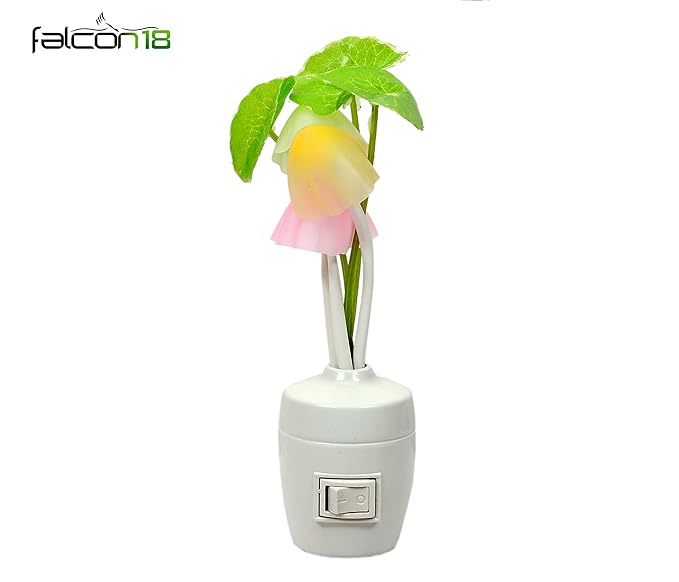 Aroma18 LED Mushroom Night Light Color Changing Bedroom Lamp Gift with ON/Off Switch | Beautiful and Romantic Multi-Design Led Night Lights for Home