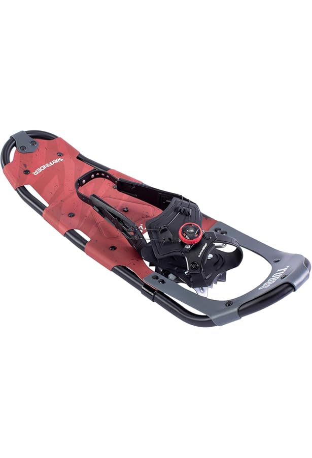 ご注文で当日配送 近畿ドットサプライTubbs mens flex Snowshoe, DARK GRAY RED, 24 US
