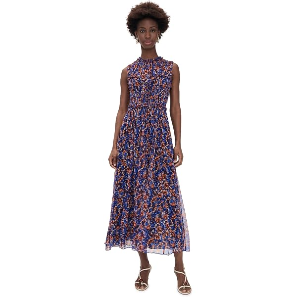 Ulla Johnson Women's Amaia Silk Dress, Midnight Garden, 0 at Amazon Women's  Clothing store