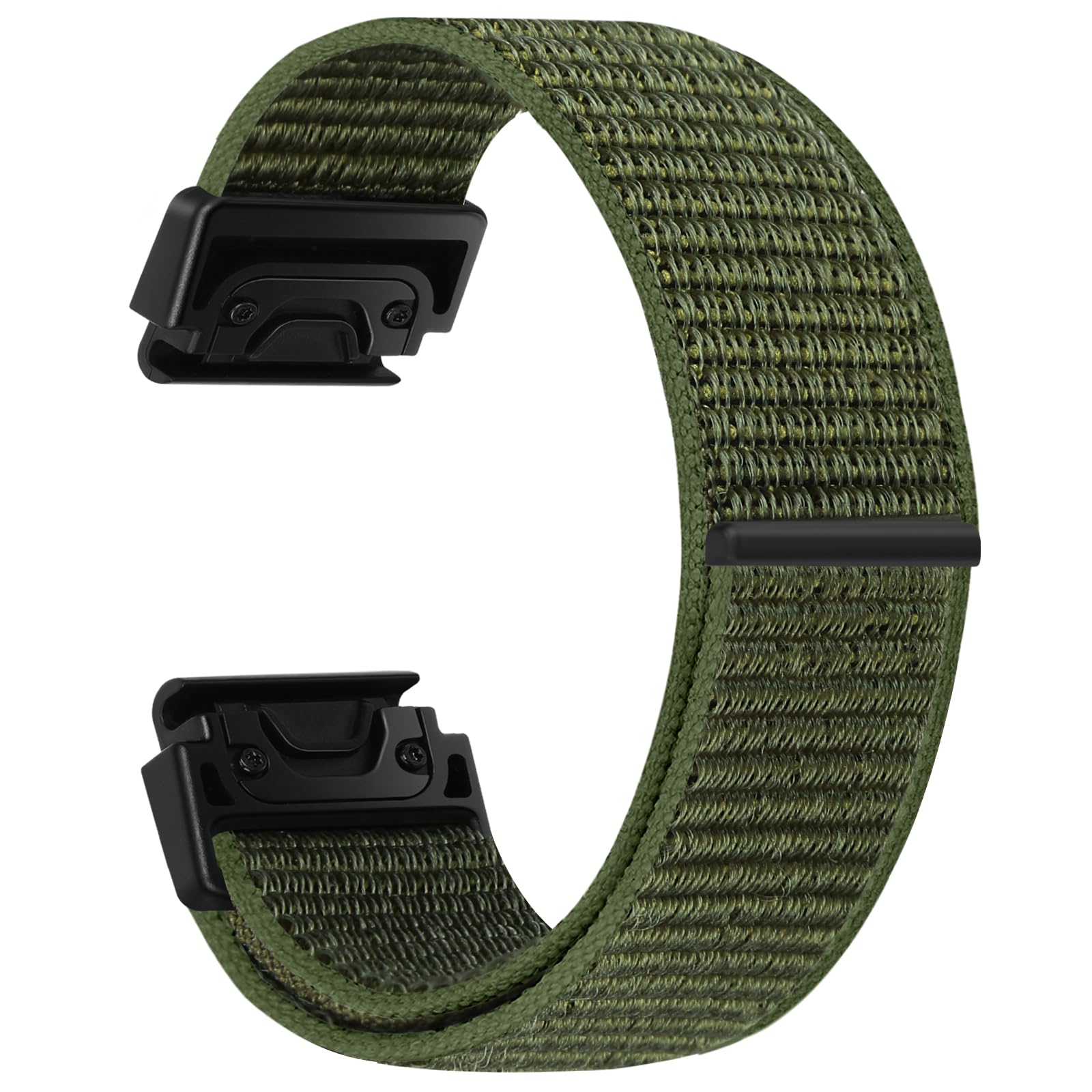 BTTNG 22mm Watch Strap Compatible with Garmin Fenix 8 47mm/7/7 Pro/6/6 Pro/5 Plus, Nylon QuickFit Sport Band for Forerunner Instinct 2/EPIX 2