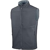 FREE SOLDIER Men's Lightweight Golf Vest Outerwear Windproof Sleeveless Softshell Jacket Running Vest