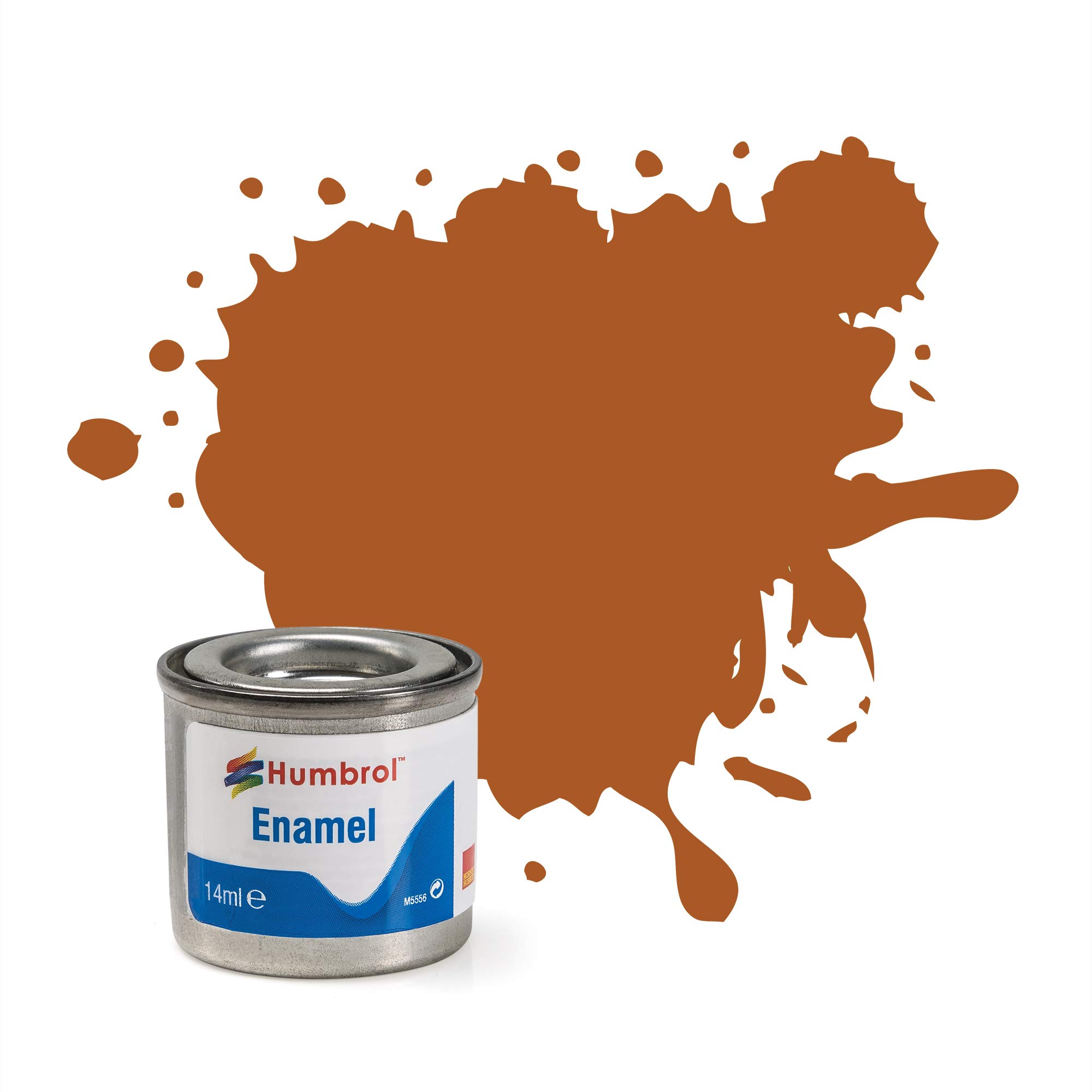 Humbrol 14ml No. 1 Tinlet Enamel Paint 9 (Tan Gloss)