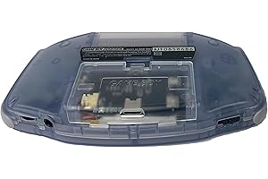 FINDING HARVEST GAMING Gameboy Advance Rechargeable Battery 1500mAh USB-C Lithium LiPo Mod for Nintendo GBA / AGB-001 (Clear)