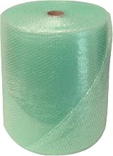 Globe Packaging 500mm Green Biodegradable Bubble Wrap Roll 50m 10mm Bubbles