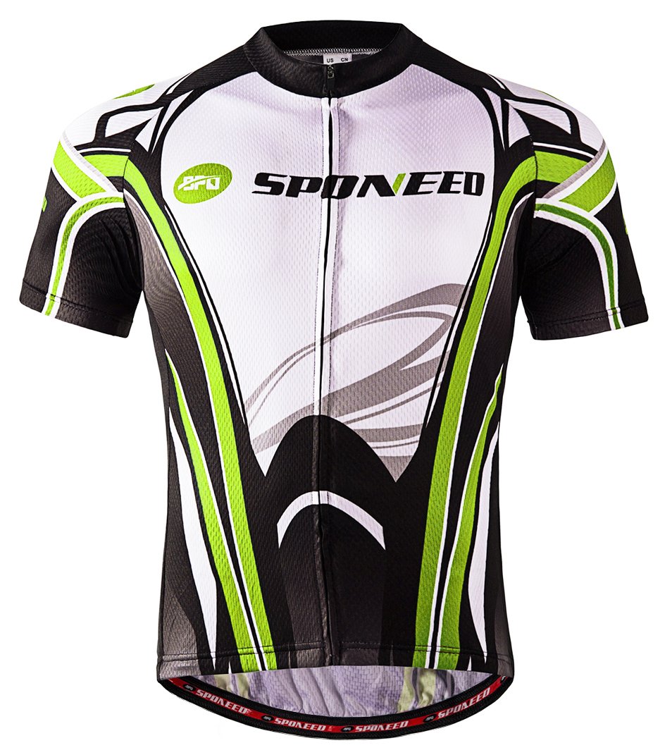sponeed Men’s Cycling Jerseys Tops Biking Shirts Short Sleeve Bike