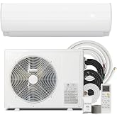 Nexaro 12000BTU Mini Split Air Conditioner Heat Pump, 19 SEER2 Inverter Compressor AC Unit Cools Rooms up to 750 Sq. Ft, 115V Ductless Split AC with Pre-Charged Condenser &amp; Installation Kit(White)