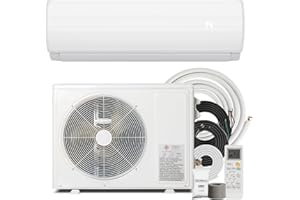 Nexaro 12000BTU Mini Split Air Conditioner Heat Pump, 19 SEER2 Inverter Compressor AC Unit Cools Rooms up to 750 Sq. Ft, 115V Ductless Split AC with Pre-Charged Condenser & Installation Kit