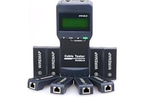 Cruiser Nf-8108-m Multifunction Network LAN Phone Cable Tester Meter Cat5 Rj45 Mapper 8 Pc Far End Test