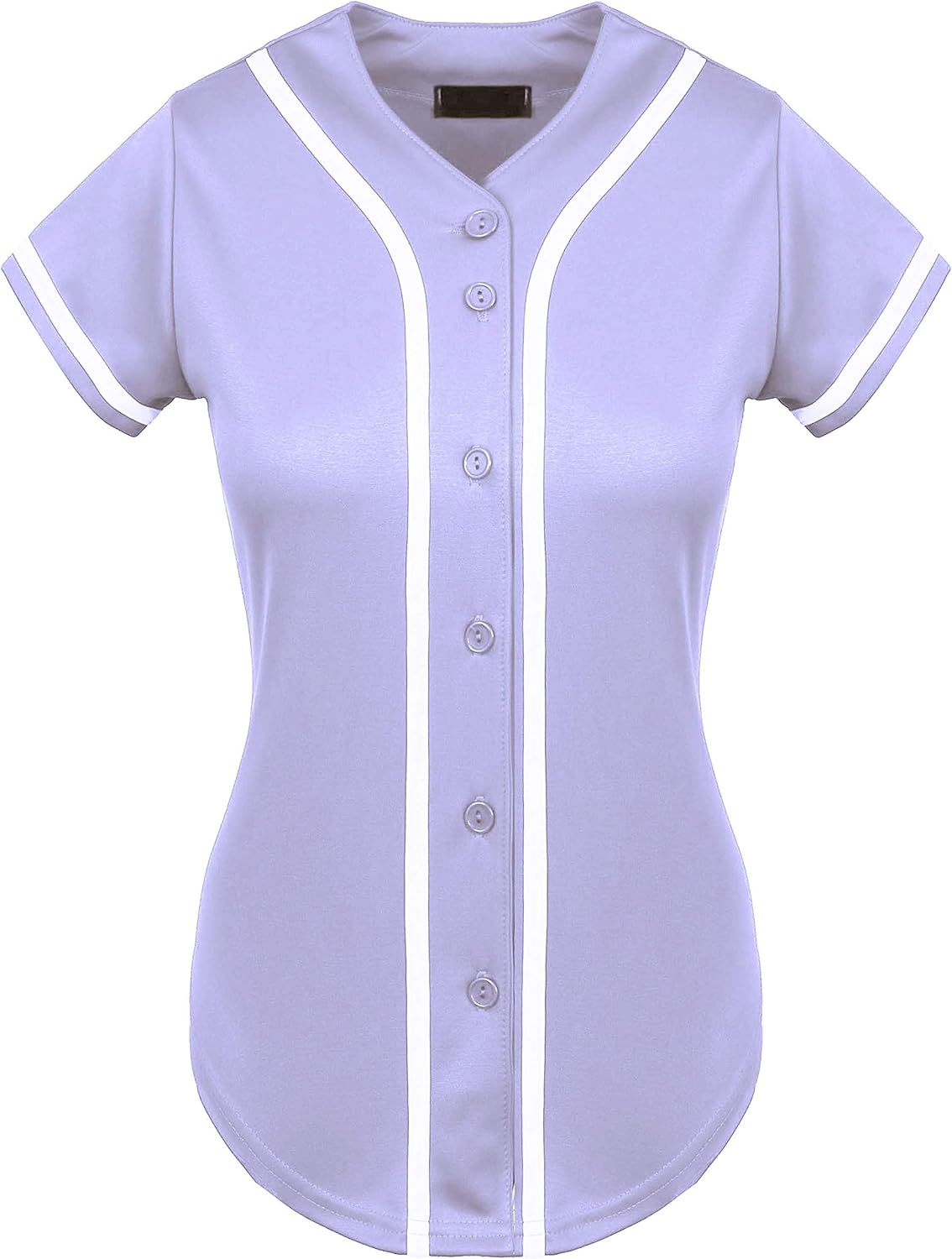 womens baseball button down shirt