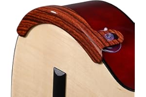 Alba Guitar Beads Classical Guitar Armrest, Acoustic, Flamenco Guitar Arm Rest Light Brown color, non-adhesive