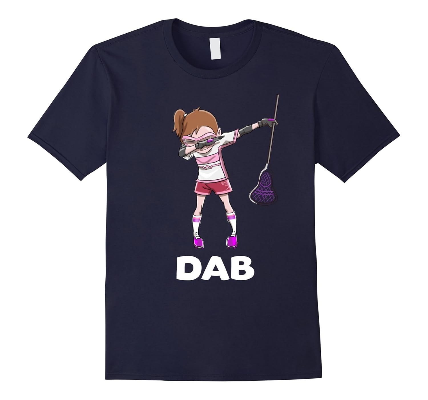 lacrosse Sticks shirt Lax girl Dabbing youth Dab move tee-ANZ
