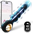 BEISAR Anal Beads Prostate Massager Anal Toys, Male Sex Toys for Men Sex Toy Anal Plug Adult Toys with 9 Thrusting Vibrating Dildo Male Vibrator Butt Plug for Women App Control LCD Double-Ended Dildos