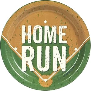Baseball Time Party Dessert Plates (48 Pieces)
