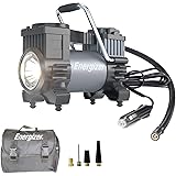 Energizer Air Compressor Portable Tire Inflator, 12V DC Air Pump for Car Tires with Digital Tire Pressure Gauge, 120 Max PSI,