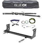 TrendsAuto Blue Ox Alpha Tow Bar &amp; Baseplate Combo with Bulb/Socking Wiring | Fits 2007-2018 Wrangler JK | Compatible with 2" Receiver Hitch | BX1126 BX7390 BX88440 BX8869