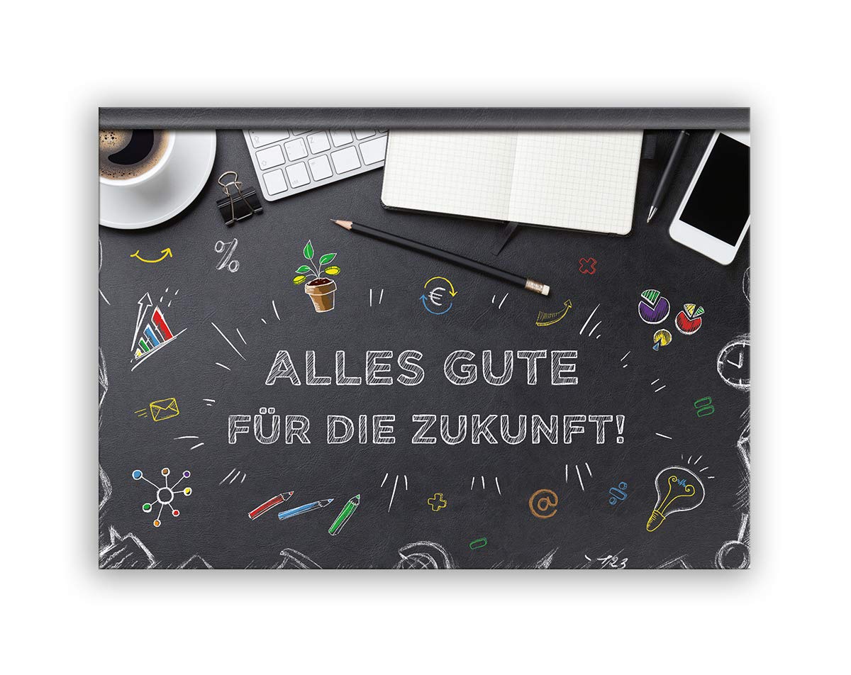 Leaving Card for Colleagues with Envelope in XXL Format A4 Folding Card for Job Changes Termination Retirement Company Change