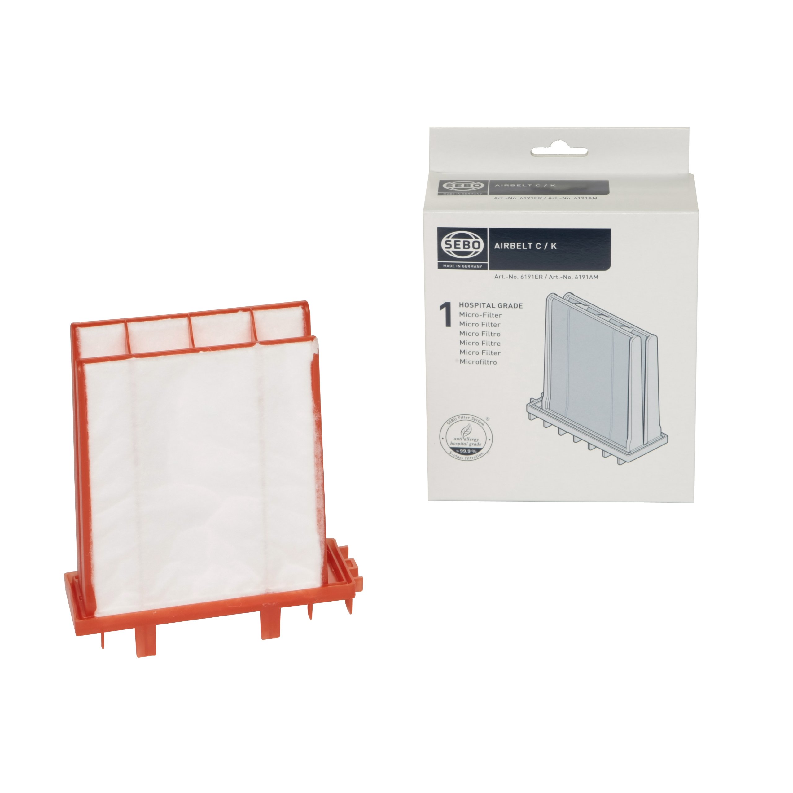 Genuine Sebo S Class Pre Motor Vacuum Filter K Ser 6191Er