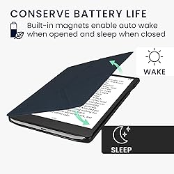 kwmobile Origami Case Compatible with Pocketbook