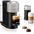 Nespresso Vertuo Next Coffee and Espresso Maker by Breville, with Aeroccino Milk Frother, Light Grey