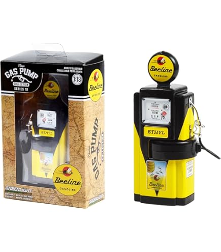 Amazon.com: Collectibles Wayne 505 Gas Pump Yellow Vintage Gas