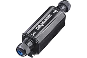 Cudy POE15 Gigabit Outdoor IP67 Waterproof PoE+ Extender, 10/100/1000Mbps，1 Channel PoE Repeater, PoE Amplifier, PoE booster, Wall-Mount, Daisy chain, Comply with IEEE 802.3at / 802.3af, Metal Housing