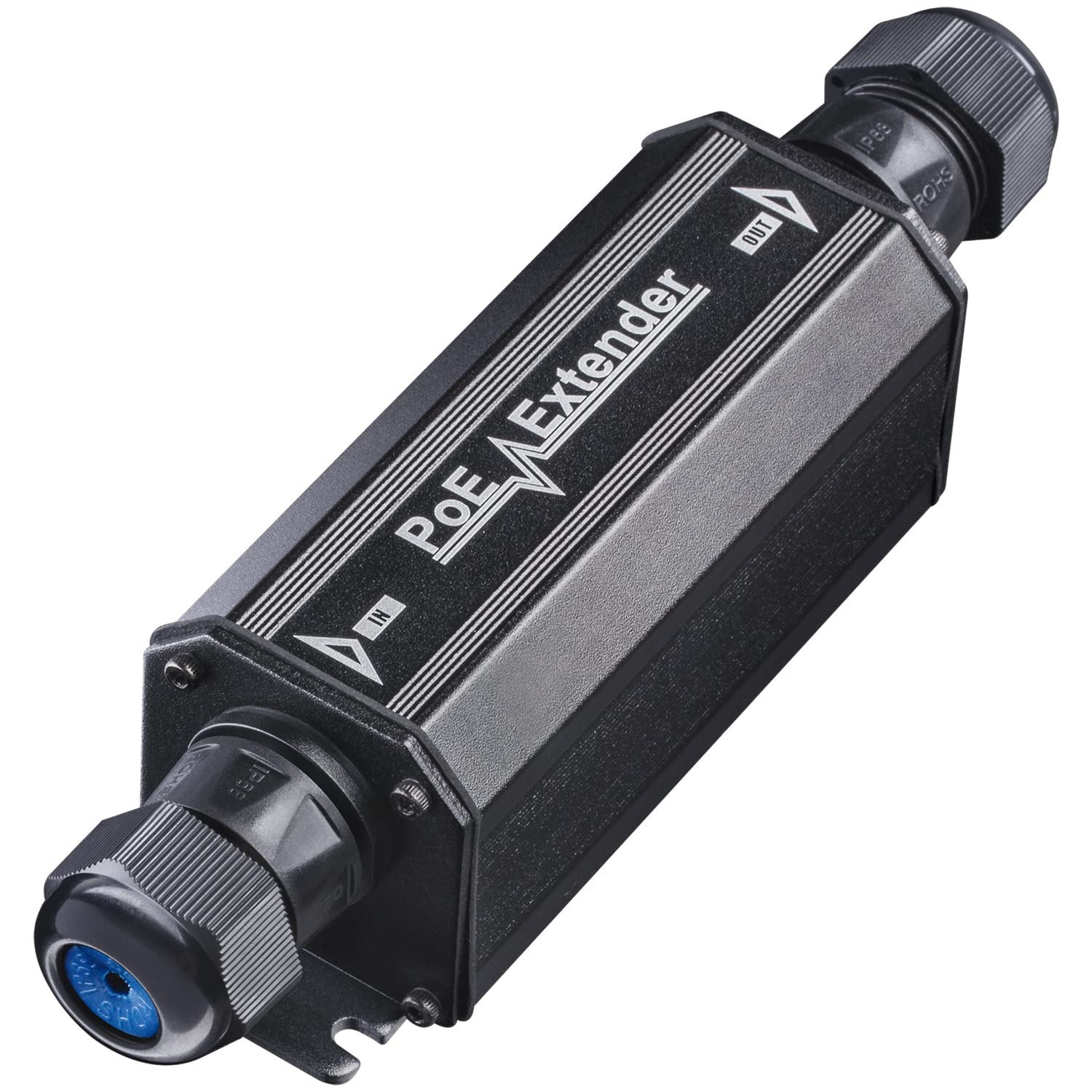 Cudy POE15 Gigabit Outdoor Waterproof IP67 PoE + Extender, 10/100/1000Mbps, PoE Repeater, PoE Amplifier, BoE PoE, Wall Mount, IEEE 802.3at/802.3af, Wall Mount