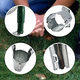 Kuvias Bulb Planter Tool Long Handle Ergonomic Seedling Transplanter view 5