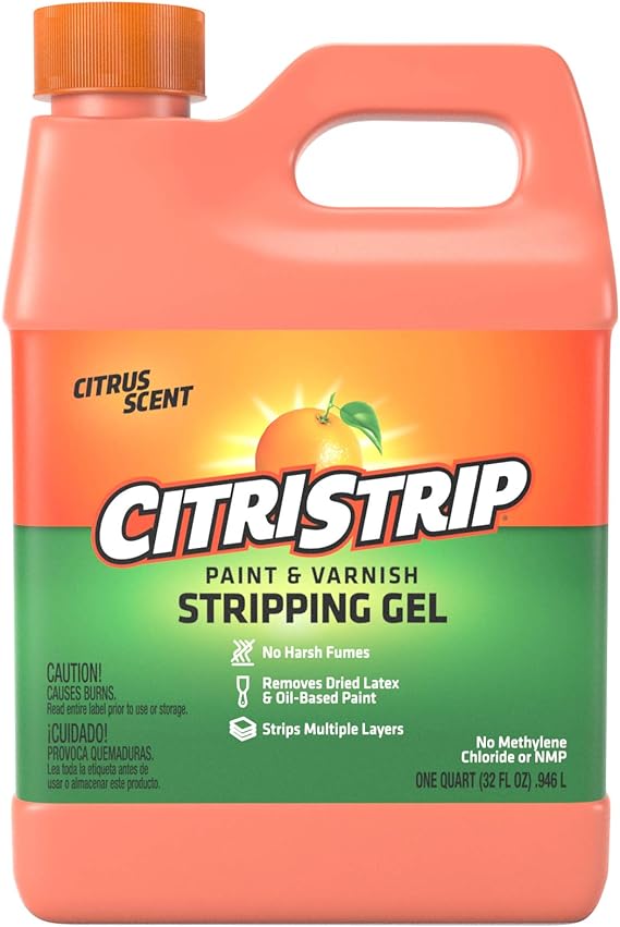 Citristrip Qcsg801 Paint Varnish Stripping Gel 1 Quart Red Amazon Com