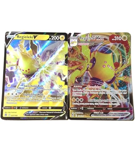 Amazon.com: Pokemon - Regieleki V - 057/195 - Silver Tempest