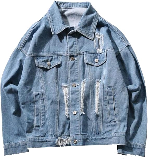 jaqueta jeans lavado masculina