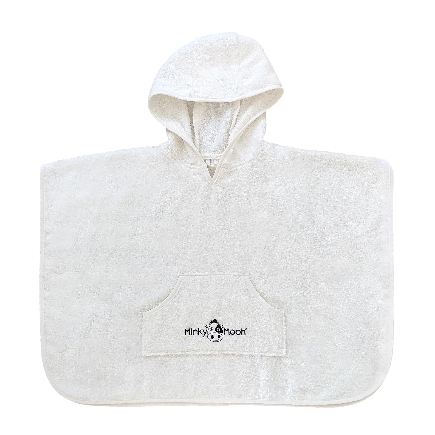 Children's Bath Towel Bath Poncho Towel Cape Child Hooded Towels – Minky Mooh Bath Poncho Children Girls Boys Bath Towel Poncho Terry Towelling Organic Cotton Beach Poncho, White, 60x70