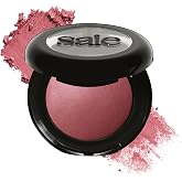 Saie SuperSuede Baked Blush Powder, Ma Donna (0.1 oz) | Talc-Free Powder Blush for Cheeks, Hydrating, Long-Wearing Formula with Hyaluronic Acid &amp; Squalane, Soft Diffused Finish