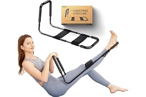 PressLoo Hamstring Stretcher for Knee Extension & Pain Relief, Adjustable Low Back, Calf, Leg & Hip Stretching Device for Flexibility, ACL Surgery Recovery Physical Therapy Equipment - Upgraded 2025