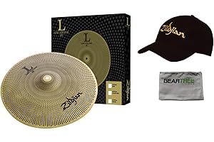 Zildjian L80 Low Volume 20 Inch Ride Cymbal with Baseball Cap and Polish Cloth