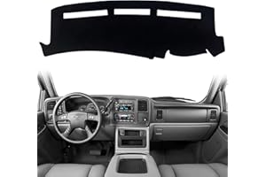 Migaven Dashboard Cover Mat Compatible with Chevrolet Silverado 1500 2500 3500 1999-2006 Avalanche Chevy Tahoe Suburban GMC Sierra Yukon Dash Cover Mat Carpet Premium (Black)