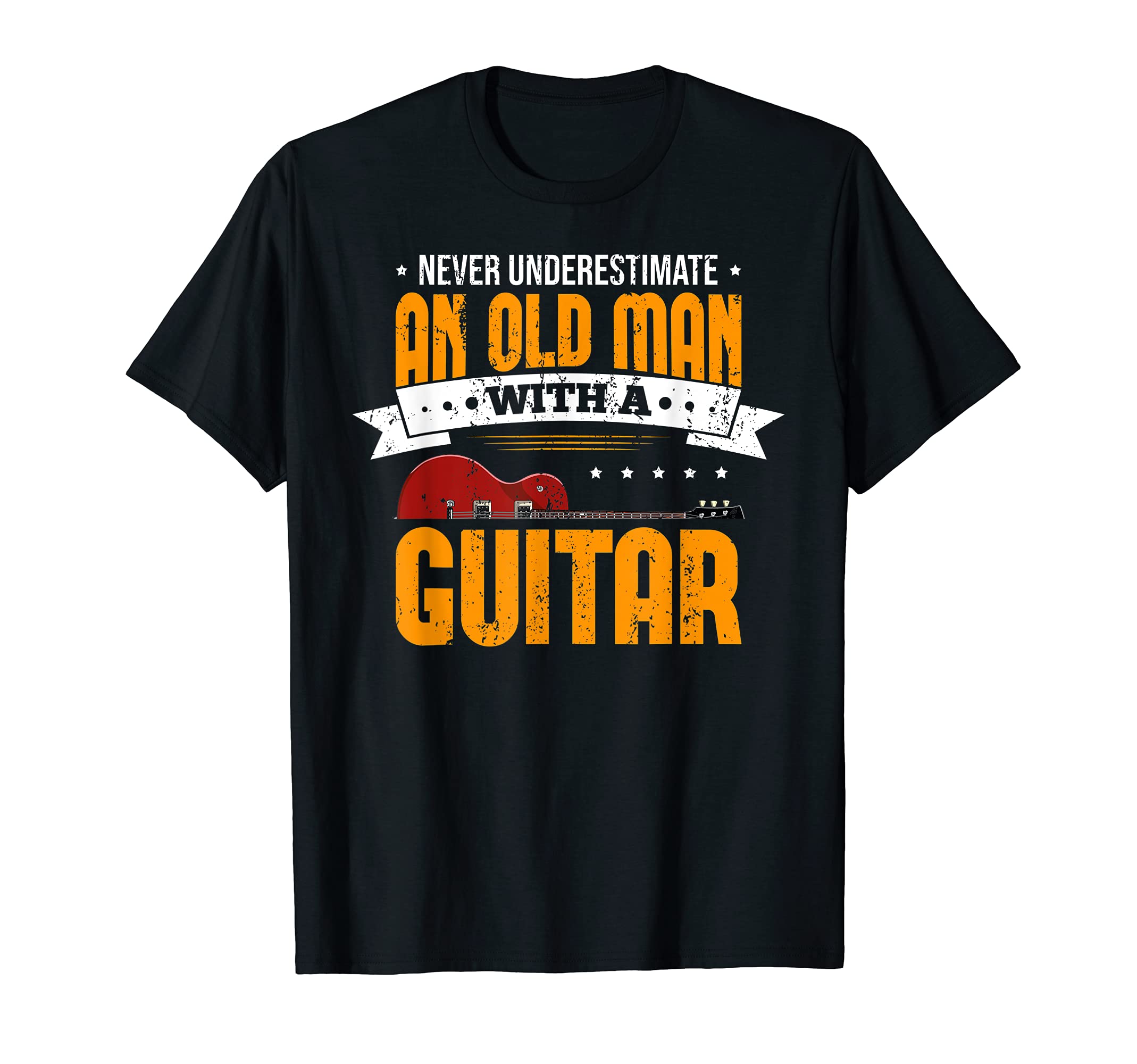 Retired Guitarist Musician Guitar Player Retirement Guitar T-Shirt