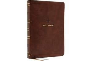 NRSV, Catholic Bible, Thinline Edition, Leathersoft, Brown, Comfort Print: Holy Bible