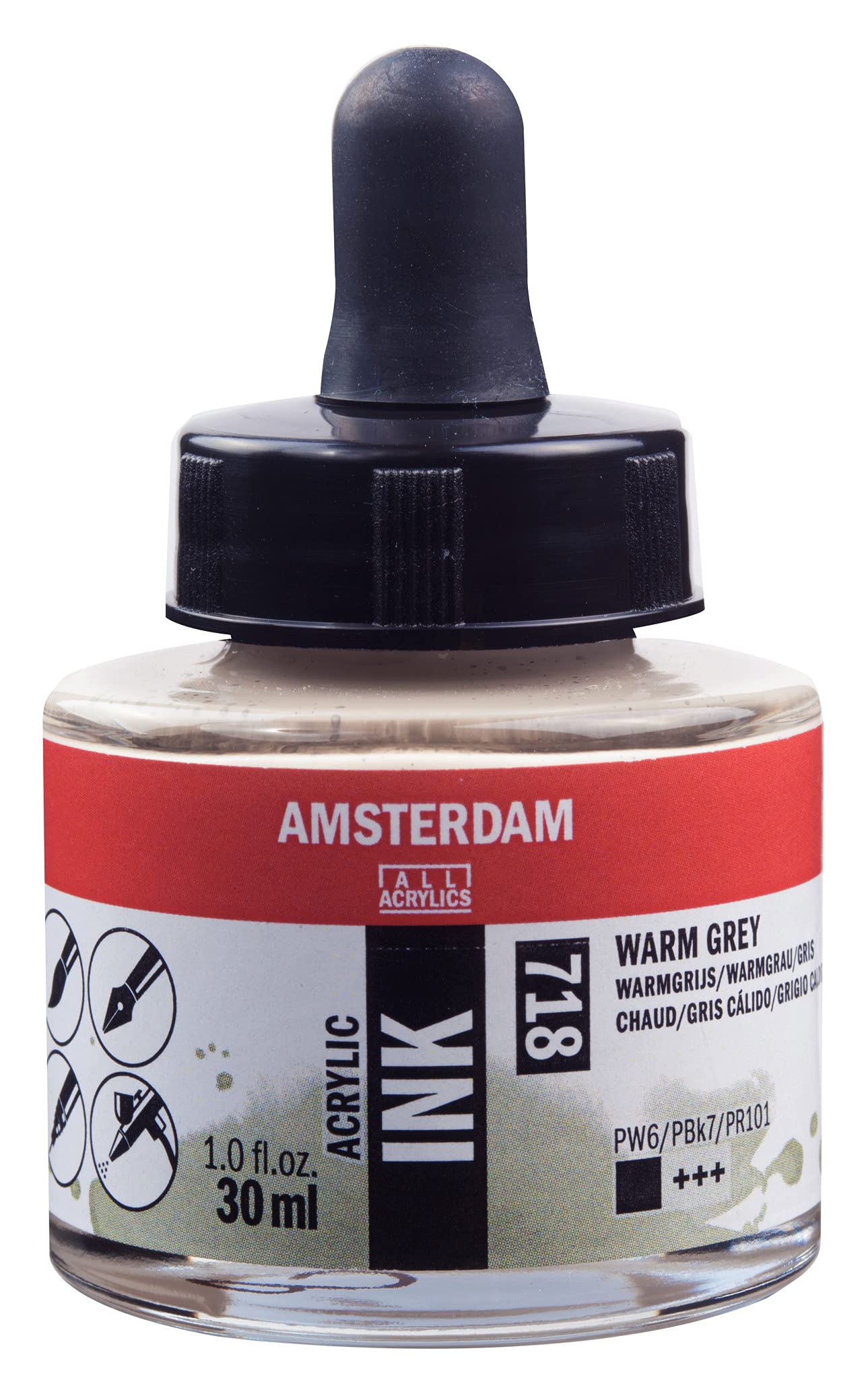 Amsterdam ACRYLC Ink Warm Grey, One Size