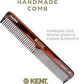 KENT Brushes A5T Handmade Comb Medium Size Coarse Fine Hair Women Men view 3