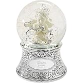 THINGS REMEMBERED Personalized Engraved Religious Made with Love Cherub Musical Snow Globe, Plays Pachelbel's Canon Music, Beautiful and Unique Gift (Free Customization)