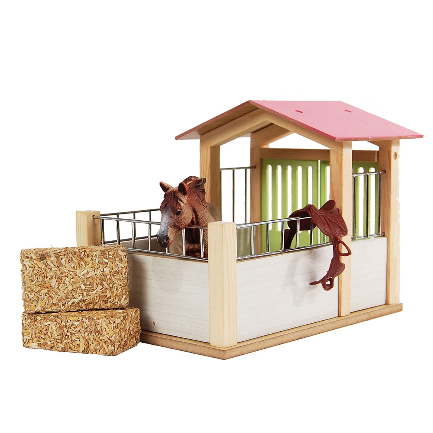 Kids Globe Wooden Playhouse Horse Box, Pink, Medium (Excl. Accessories)