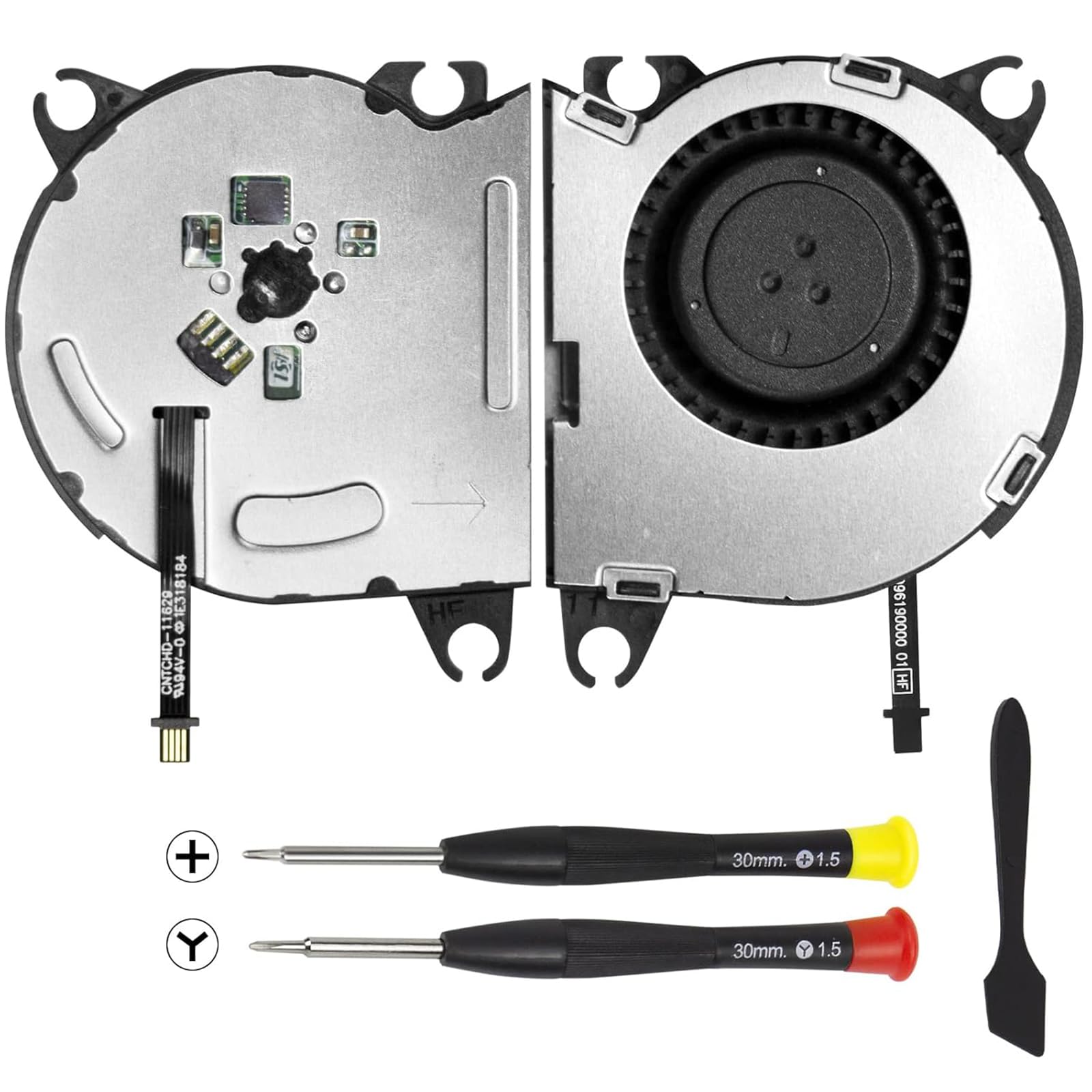 S-Union New Internal Cooling Fan Replacement for Nintendo Switch NS HAC-001 2017 Console,Nintendo Switch Fan (with Screwdriver and Spatula)