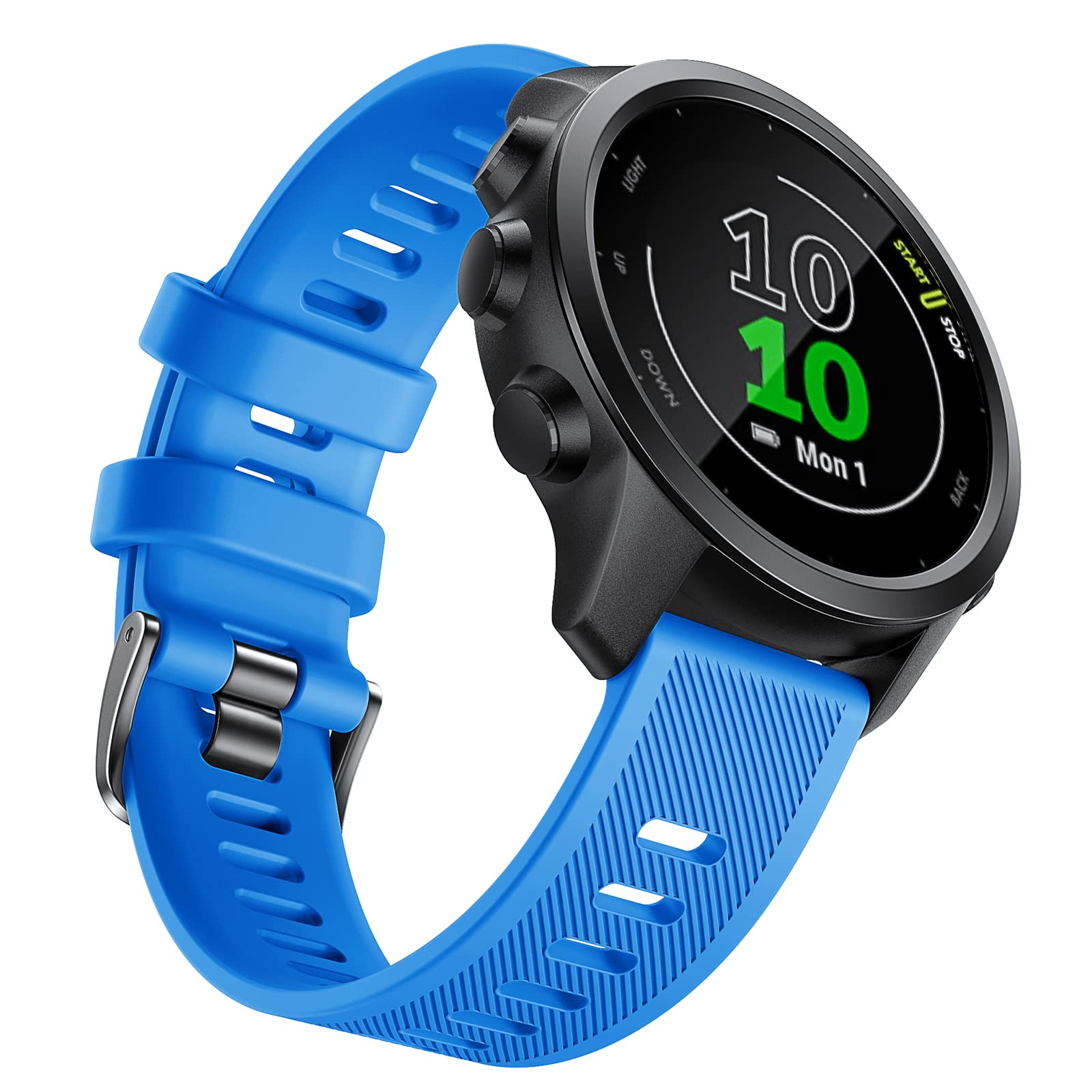 NotoCity for garmin forerunner 245/645 Strap, Soft Silicone Replacement Strap for Garmin Forerunner 158/Vivoactive 3/Garmin Venu/Vivomove HR/Approach S40/S12