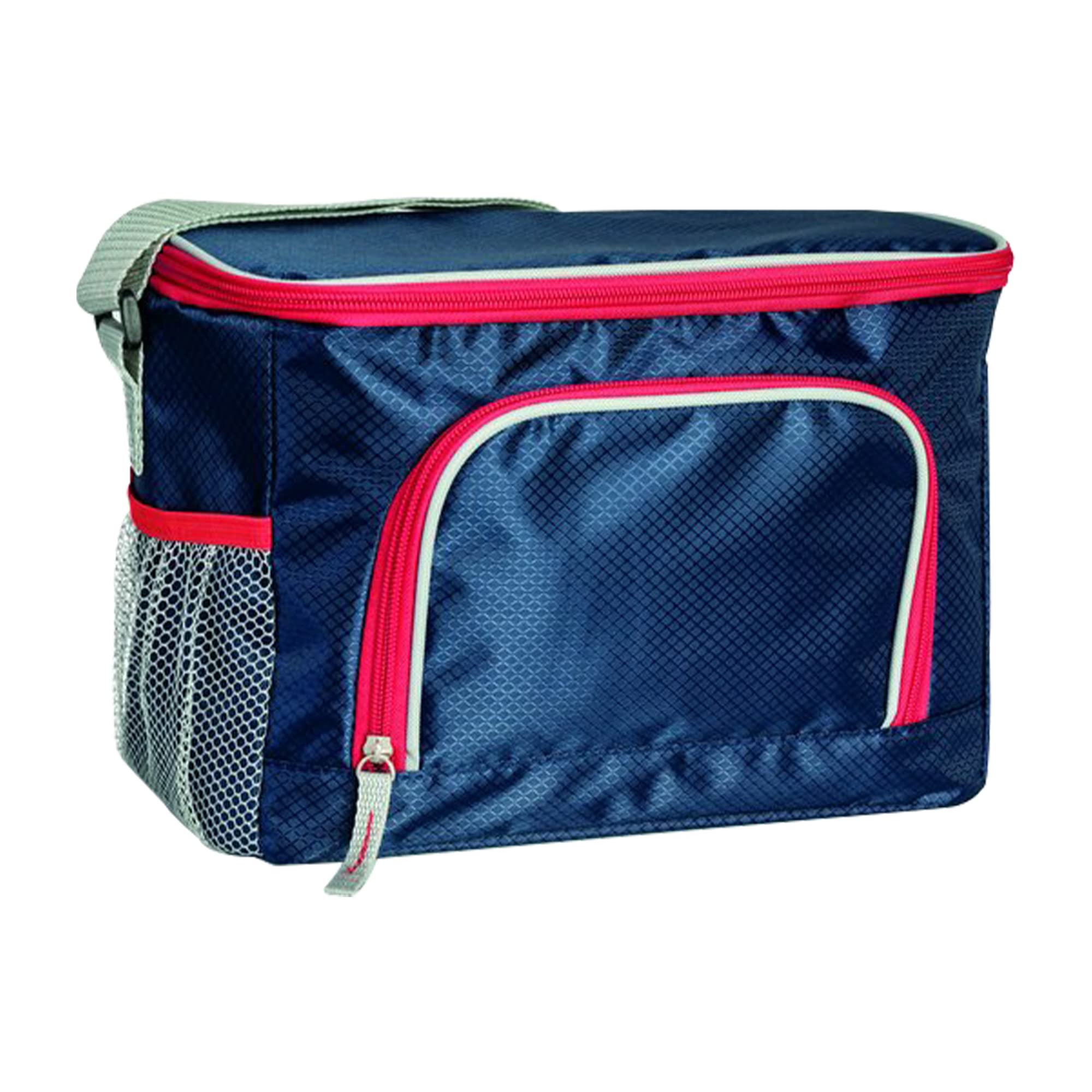 Zento Elite Cool Bag|8.5L capacity|6hrs| Holds Up To 12 Cans| Sunburst Design, Insulated Lining & Ripstop Fabric Keeps Your Snacks Fresh-Travel/Camping/Picnic | Blue